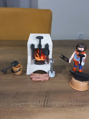 Playmobil Blacksmith Set like new