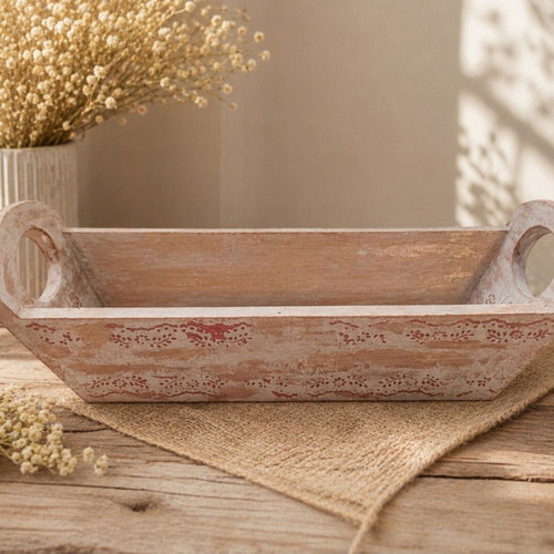 Wooden basket like new for organization