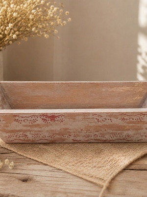 Wooden basket like new for organization