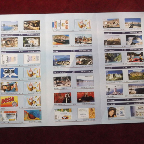 OTE Greece Phone Card Catalog 1996, new
