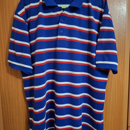 Men's Polo Shirt used, size 2XL, blue