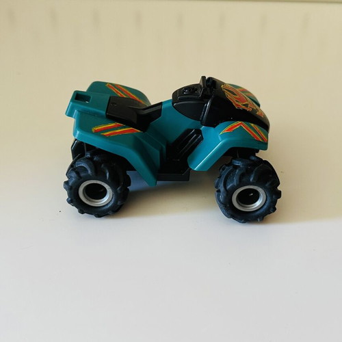 Playmobil quad bike with pull-back mechanism