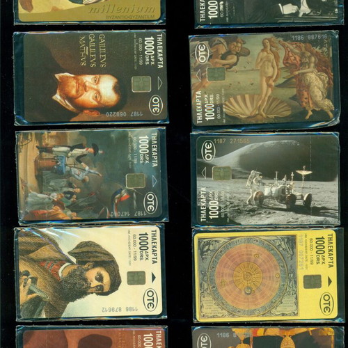 Millenium series phone cards like new, pack of 10 sealed