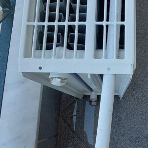 Radiator used 140x15x60 cm, cleaned and working