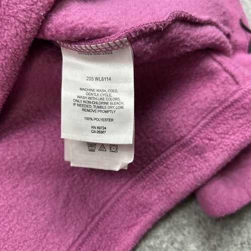 Columbia fleece jacket women's L used, pink, cottagecore style