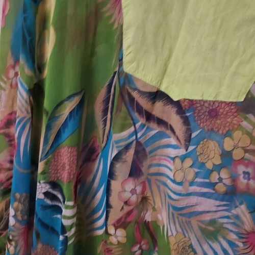 Indian kaftan transparent, one size, multicolor, in very good condition
