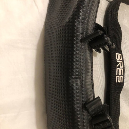 Bree waterproof gray messenger shoulder bag like new
