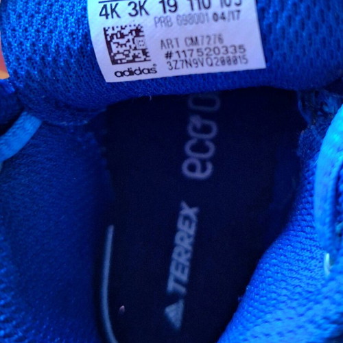 Adidas Terrex baby boots like new, size 19