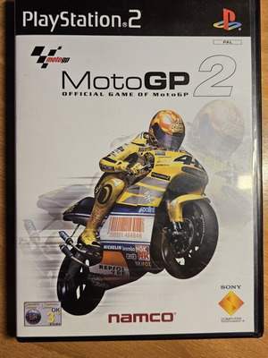 MotoGP 2 PlayStation 2 game used, original Black Label, Greek cover