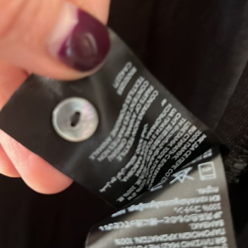 H&M black cotton dress like new, size S