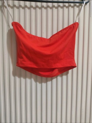 Shein blouse like new, red and orange, size S