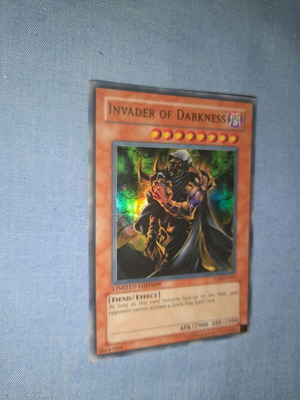 Yu-Gi-Oh Invader of Darkness Secret Rare κάρτα καινούργιο
