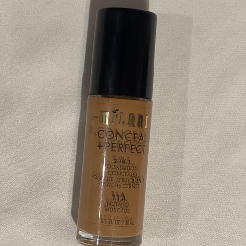 Milani Conceal + Perfect 2-in-1 Foundation+Concealer 11A Nutmeg Muscade like new
