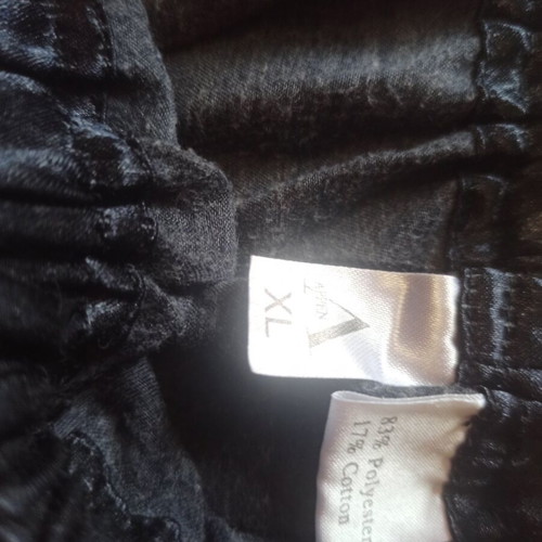 Men's satin pajamas XL new, black and blue