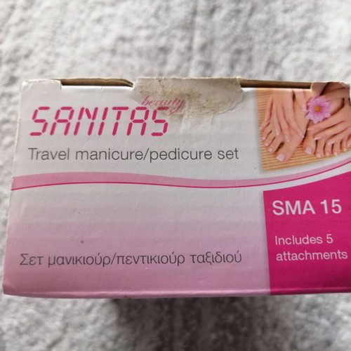 Sanitas travel manicure pedicure set like new