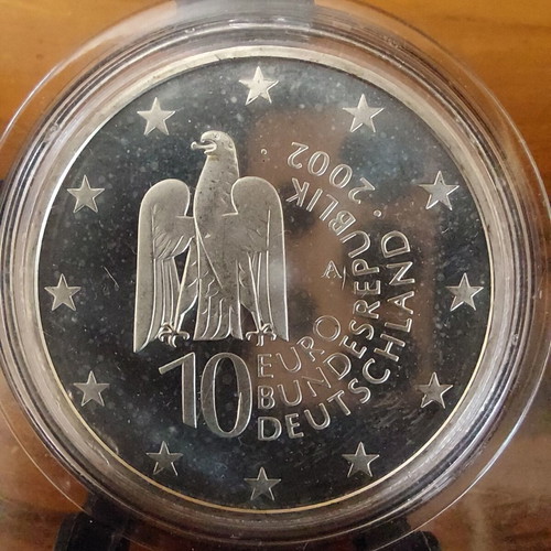 10 Euro 2002 A Museumsinsel Berlin Silver .925 coin new