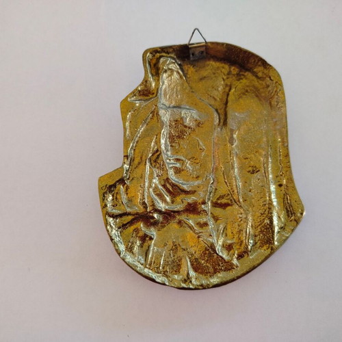 Bronze sculpture used with minor dents