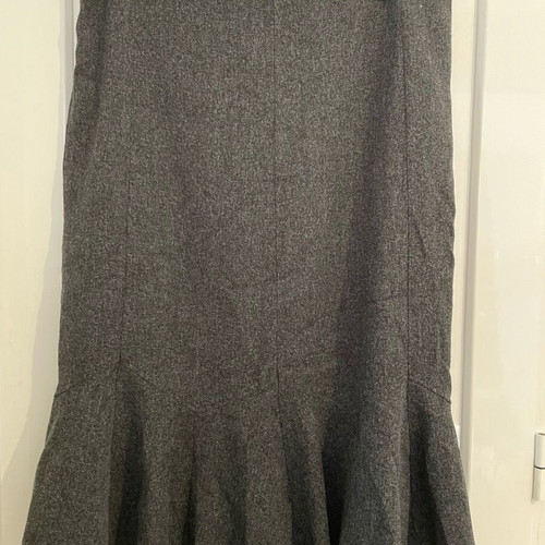 Editions Y2K vintage boucle midi flare skirt used UK 18-EU 48