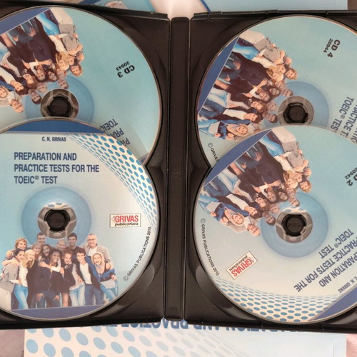 Preparation and Practice Tests for the TOEIC Test book with CD, very good condition