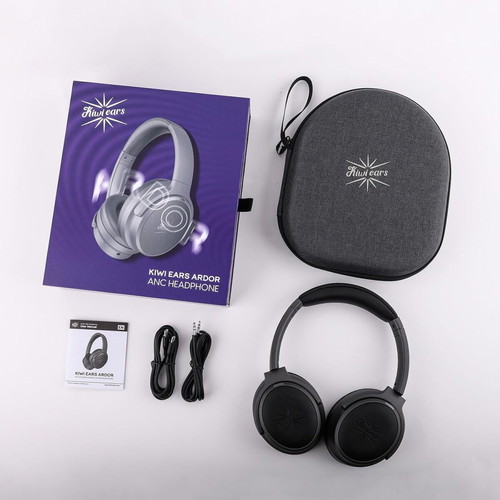 Kiwi Ears Ardor Audiophile Bluetooth Headphones new with ANC