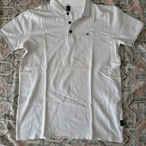 Replay short sleeve shirt XXL like new, white, slim fit