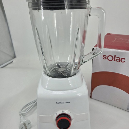 Solac ProMixter Blender 1300W New, Glass Jar 1.5L