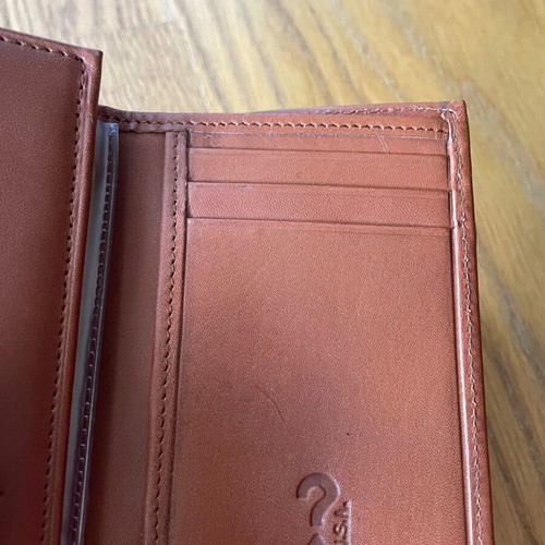 Guess wallet new leather brown in box