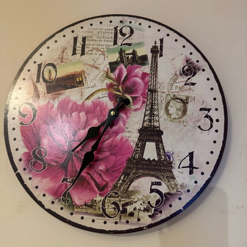 Paris wall clock new, analog