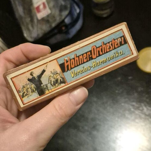 Φυσαρμόνικα Hohner Orchester μεταχειρισμένη, vintage, γερμανικής κατασκευής
