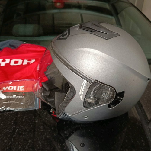 Motorcycle helmet Large gray like new