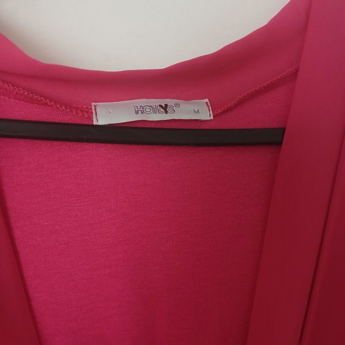 Pop Air romantic summer dress with ruffles, pink, size M