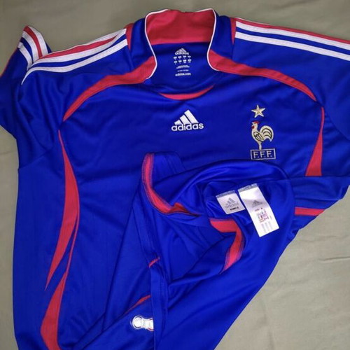 France 2006 Football Jersey Adidas Sample used, Large