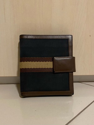 Gucci Πορτοφόλι Σαν Καινούργιο Μαύρο και Καφέ με Διπλή Θήκη