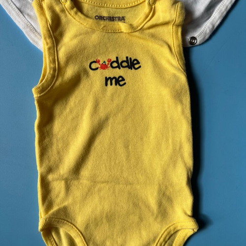 Baby bodysuits used, pack for 6-month-old boy