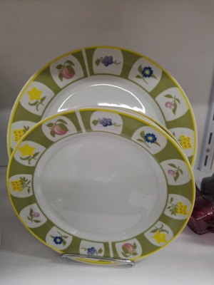 Porcelain pasta set 7 pieces new