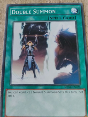 Double Summon Yu-Gi-Oh card like new