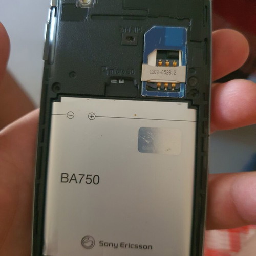Sony Ericsson Xperia vintage used smartphone with memory card