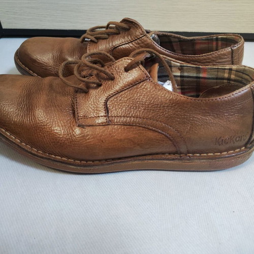 Kickers shoes used, brown, size 43