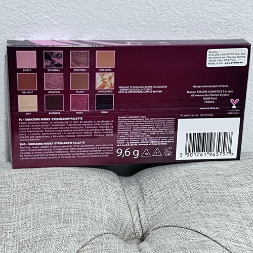 Eveline Cosmetics Shocking Nudes Eyeshadow Palette new