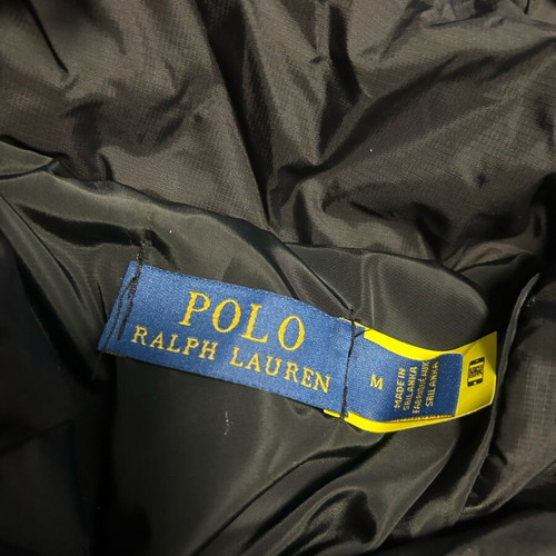 Ralph Lauren puffer jacket new, size M, black and red