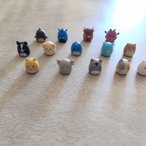 Squish-a-longs figures set like new