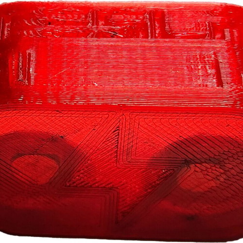 Magnetic CCS Charging Port Cover Red for Tesla electric car