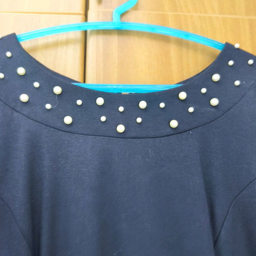 Black winter dress XL like new