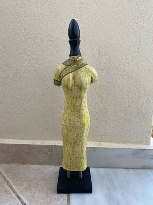 Wooden decorative doll like new