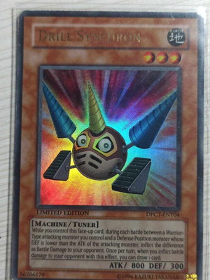 Drill Sychron DPCT-ENY04 αυθεντική Yugioh κάρτα μεταχειρισμένη