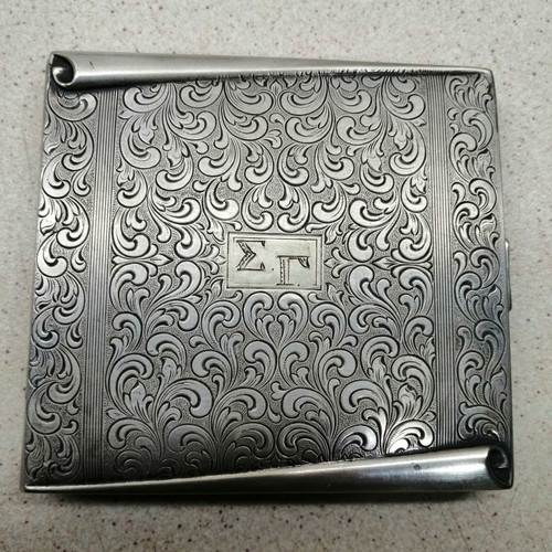 lighter cigarette case Vintage Japanese 950 Silver Cigarette Case and Lighter in Fitted Case.  Signed