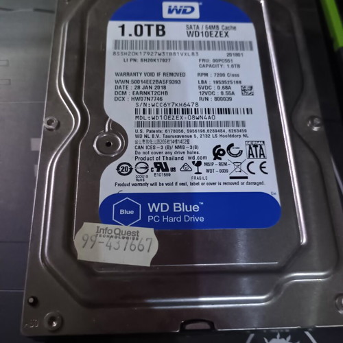 WD Blue 1TB 7200RPM hard drive