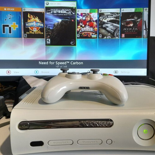 Xbox 360 Original 320GB softmodded console with many games and emulators