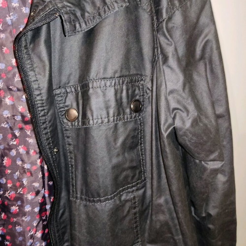 Women's biker jacket XL 46/48 used, black