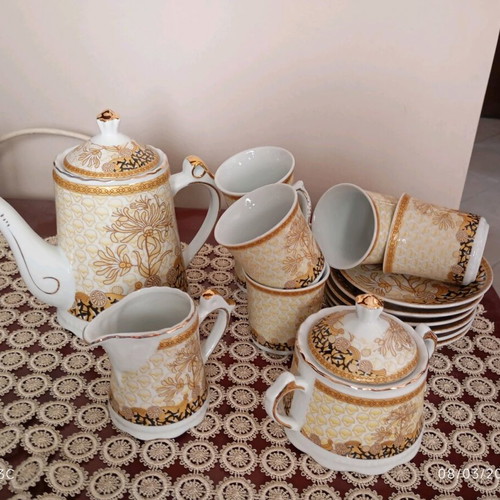Vintage ceramic coffee set new
